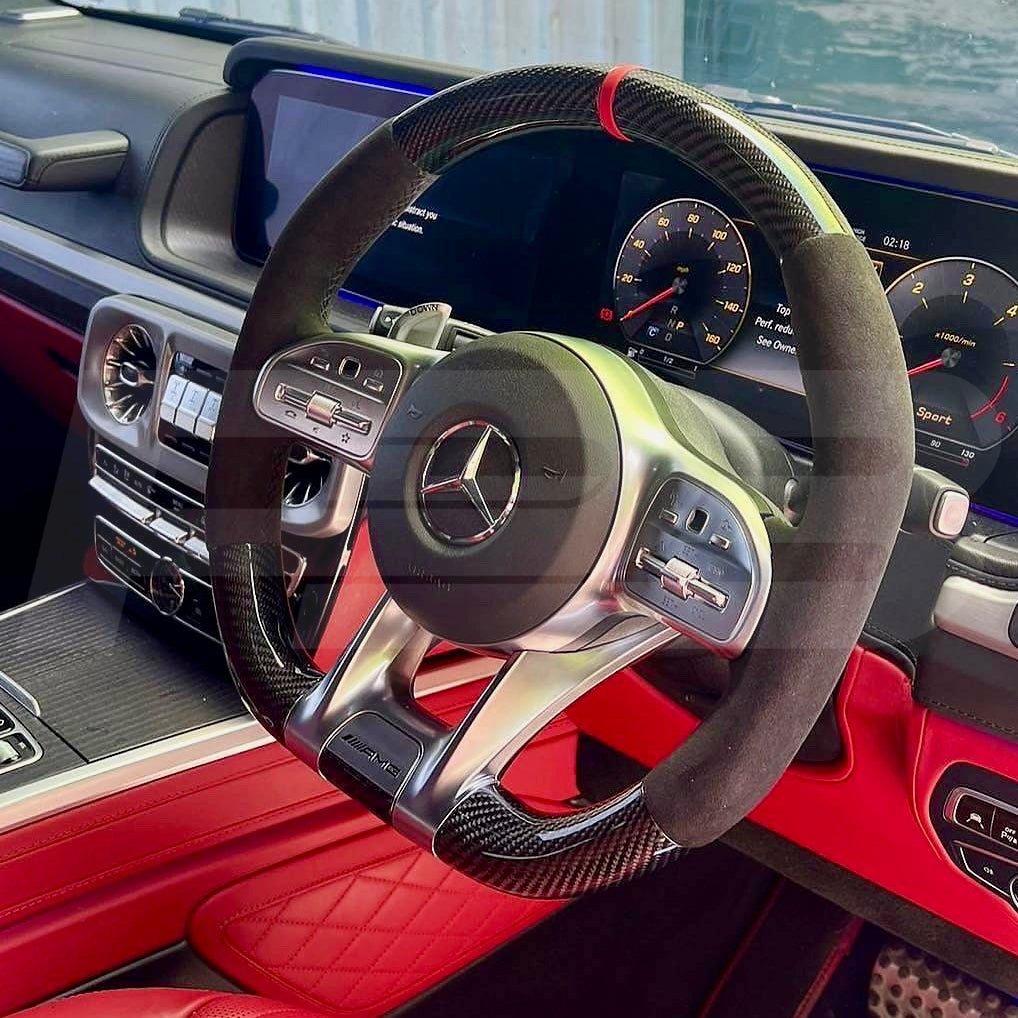 Mercedes G350 Custom Steering Wheel