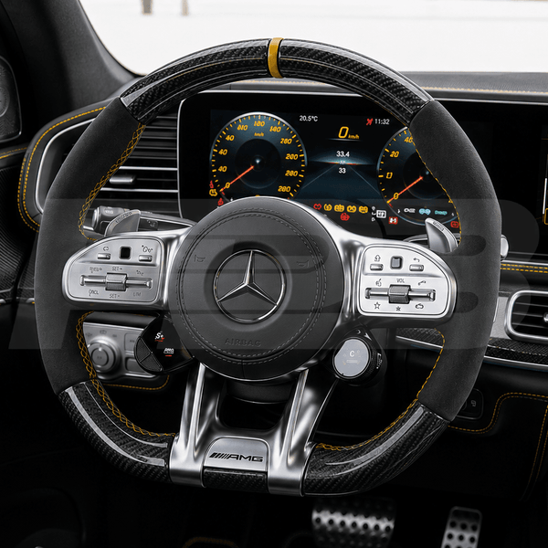 Mercedes GLS 63 X166 Facelift Custom Steering Wheel, Build Your Own