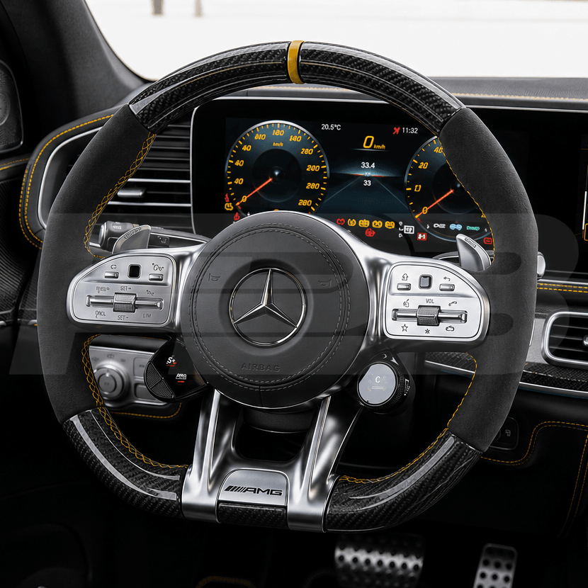 Mercedes GLS 63 AMG X166 Carbon fibre steering wheel