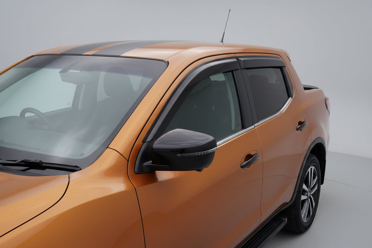 Nissan Np300 - Mercedes X Class - 2015 On Double Cab Wind Deflectors - 4pcs