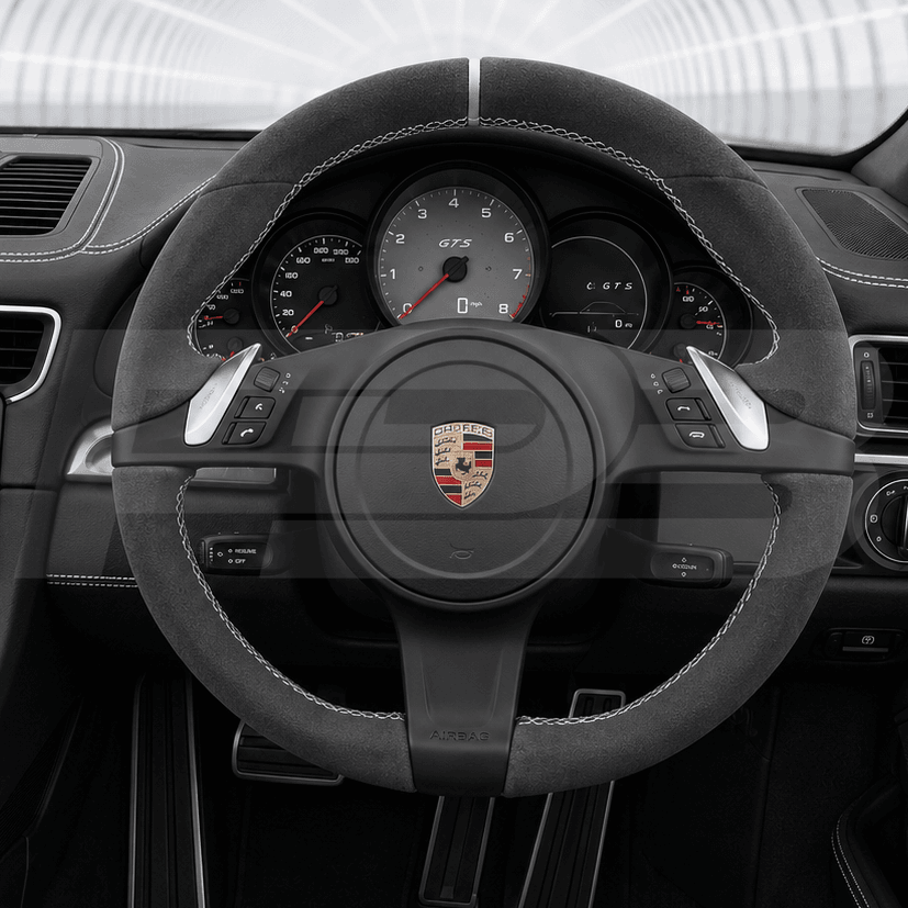 Porsche panamera 970 custom alcantara steering wheel