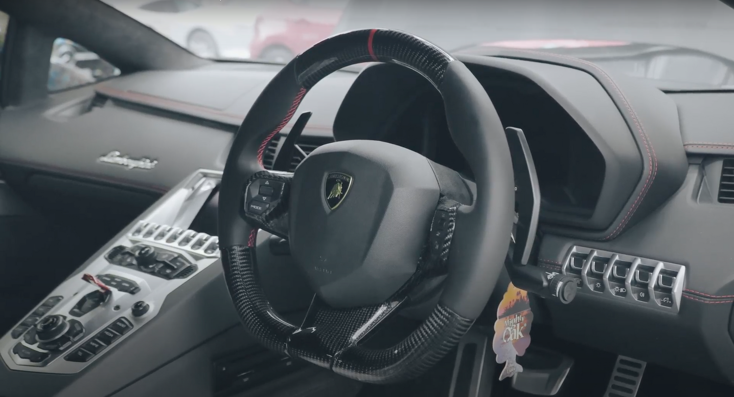 Lamborghini Aventador Custom Steering Wheel