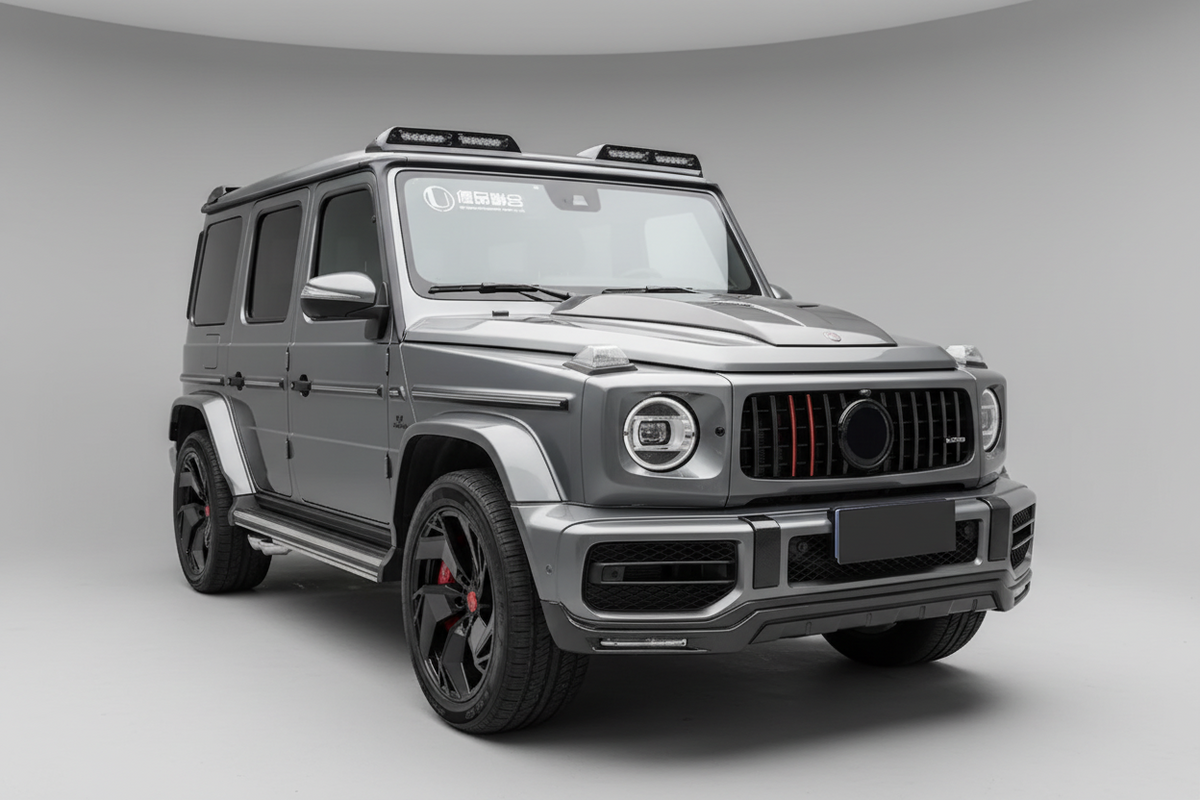 Red Trim B Style Carbon Fibre For Mercedes G Wagon 2018+ W464 | Premium Bespoke AutoWorks