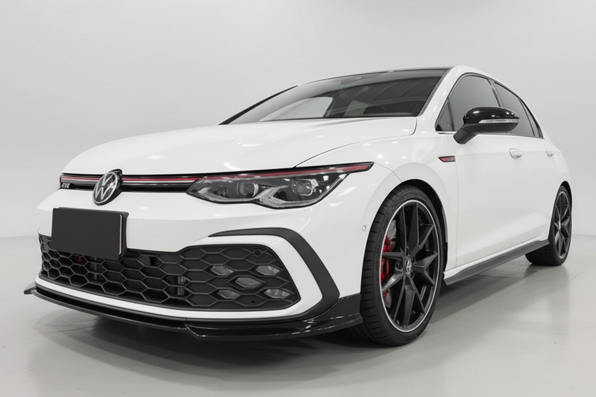 VW Golf Mk8 GTI Carbon Fibre Front Splitter