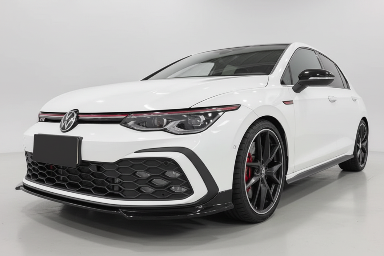 VW Golf Mk8 GTI Carbon Fibre Front Splitter