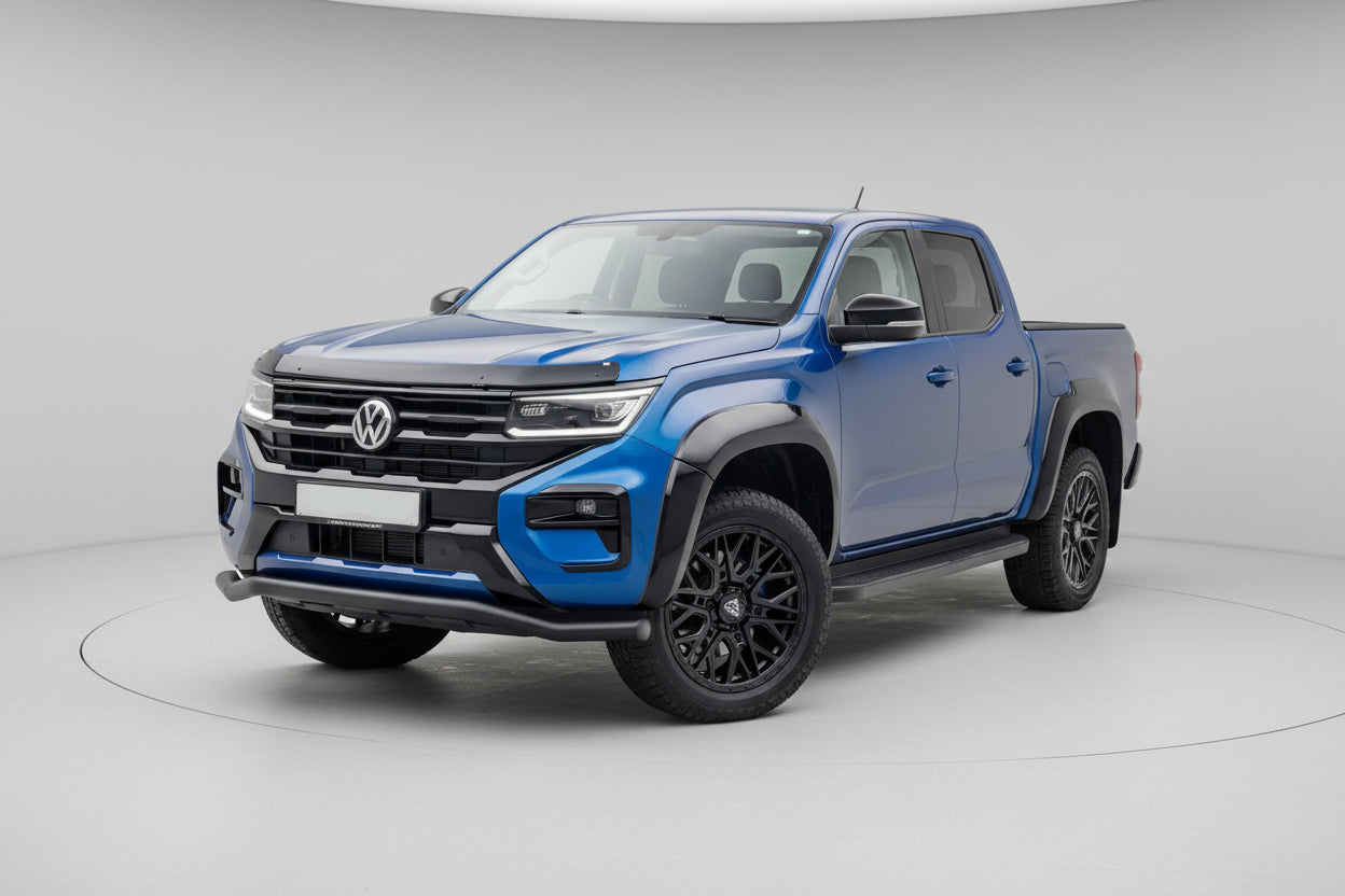 Volkswagen Amarok 2023+ Front Canard Loops V1 In Gloss Black