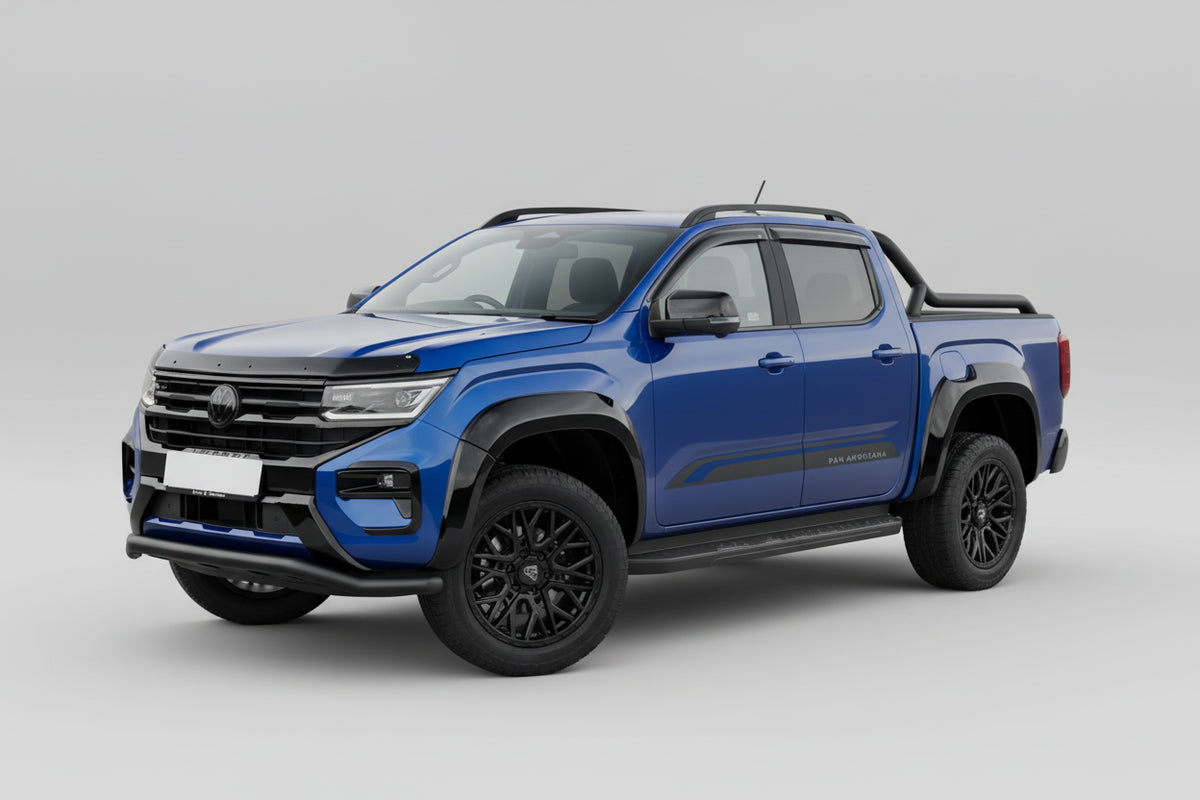 Volkswagen Amarok 2023 On Front Canard Loops V1 In Gloss Black