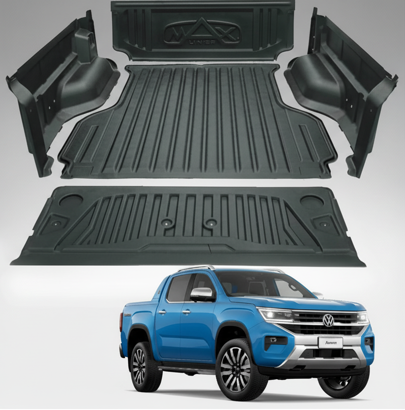 Volkswagen Amarok 2023 On Next Gen 5 Pc Anti-Slip Under Rail Load Bed Liner