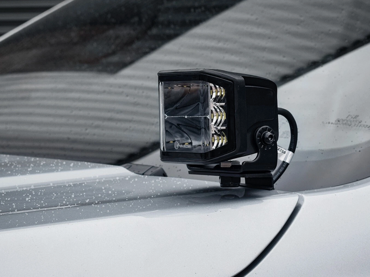 Volkswagen Amarok 2023 On Stealth LED Twin 4" Dark Force Bonnet Kit 16,800 Lumens