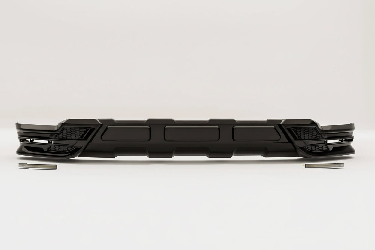 Volkswagen Amarok 2023 OnwardsWide Trak Front Valance Splitter In Gloss Black
