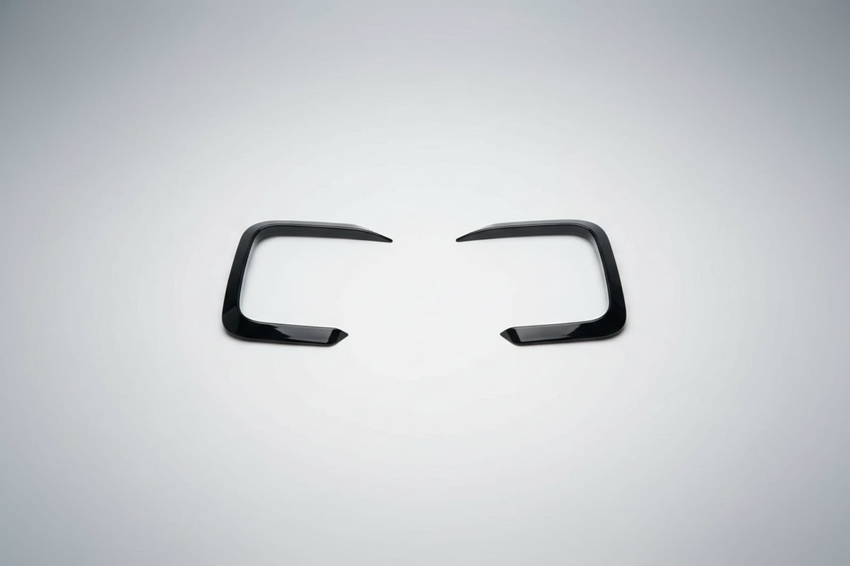 Volkswagen Amarok 2023 Onwards Front Canard Loops V1 In Gloss Black