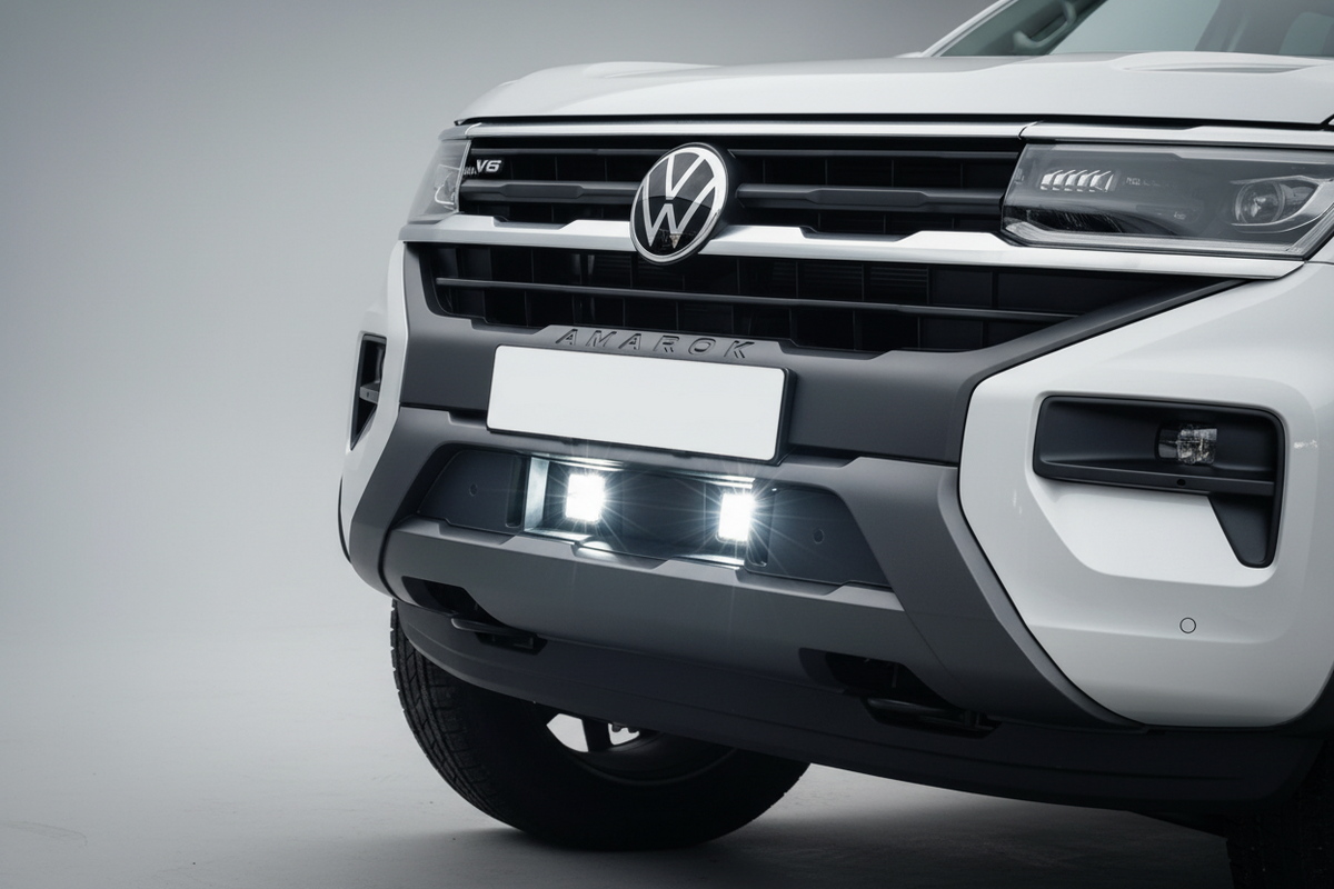Volkswagen Amarok 2023+ Stealth LED Twin 3" Grill Integration Kit - 9,600 Lumens