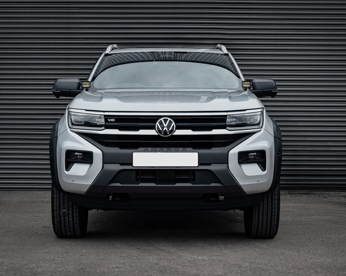 Volkswagen Amarok 2023+ Stealth LED Twin 4" Dark Force Bonnet Kit - 16,800 Lumens