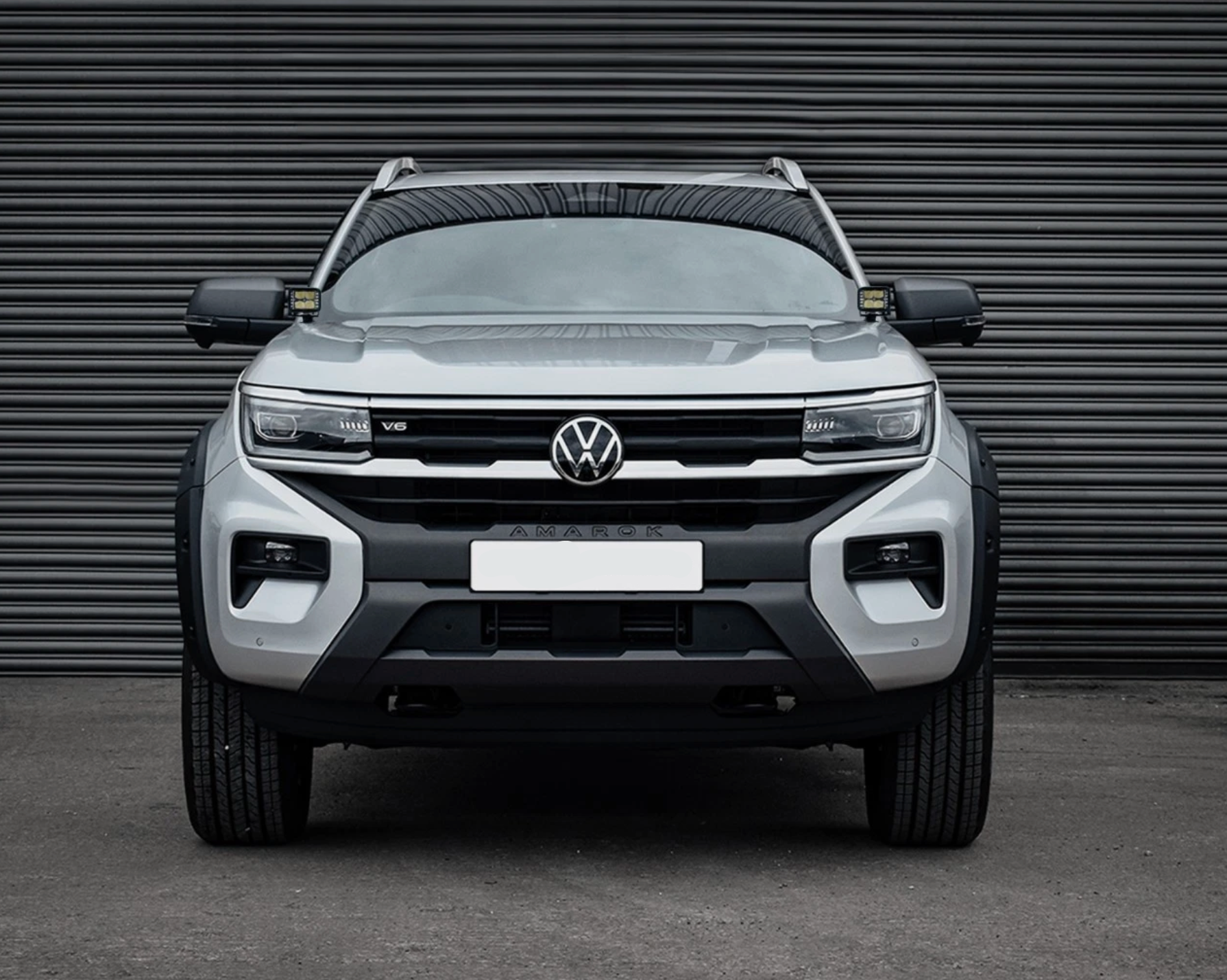 Volkswagen Amarok 2023+ Stealth LED Twin 4" Dark Force Bonnet Kit - 16,800 Lumens