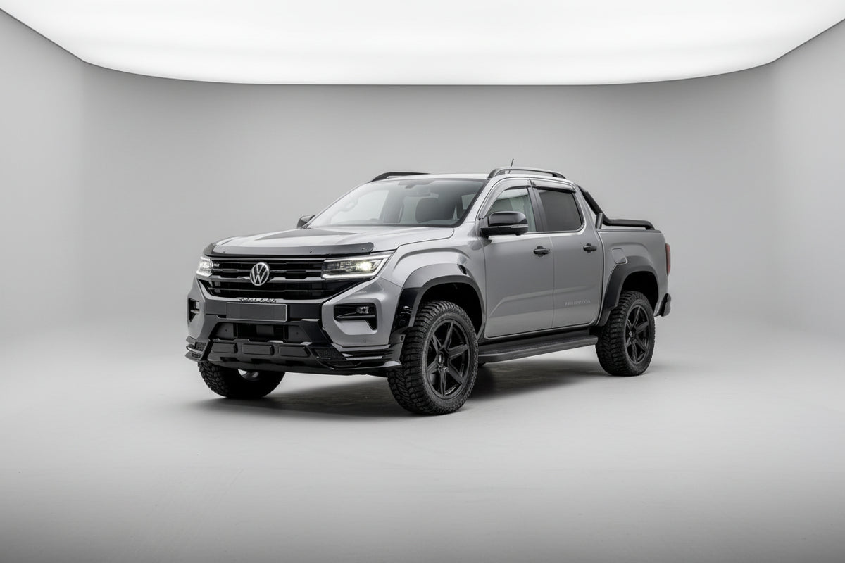 Volkswagen Amarok 2023+ Wide Trak Front Valance Splitter In Gloss Black