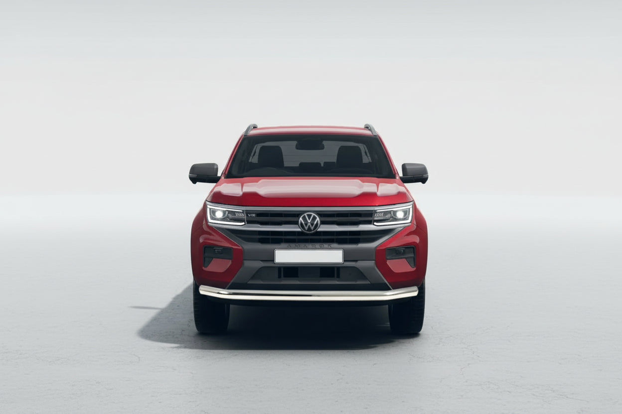 Vw Amarok 2023 On Single Deck Stainless Steel Front Spoiler Bar