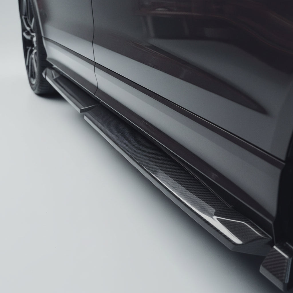 Audi RSQ8 4M Pre-Preg Carbon Fibre Side Skirts (2019-2024) - Premium Bespoke AutoWorks