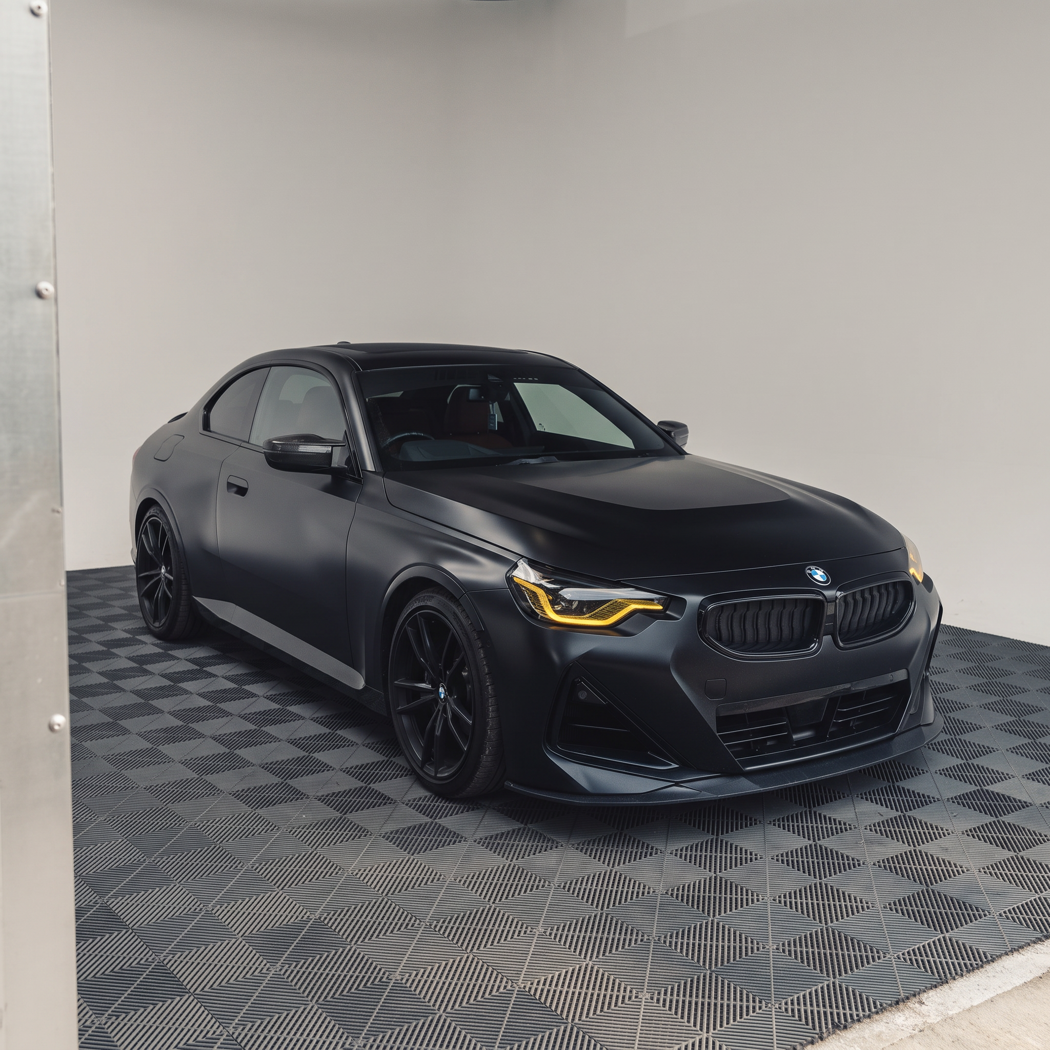 BMW 2 Series, M240i & M2 G87 CSL yellow DRL module set fitted
