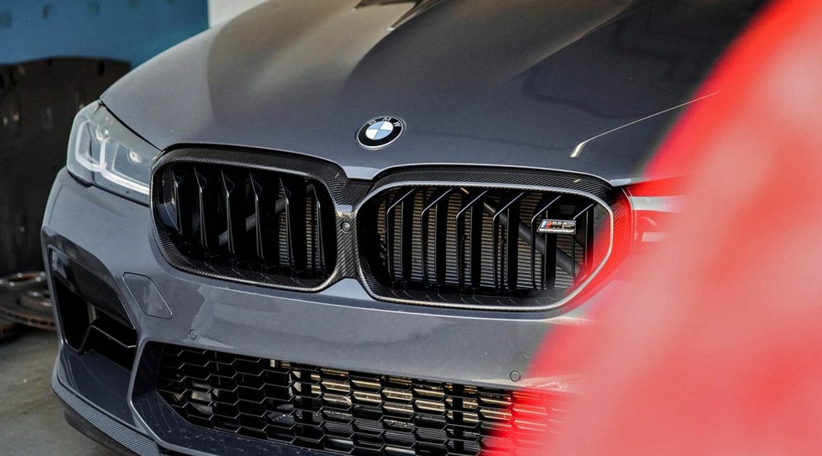 BMW 5 Series G30 & M5 F90 LCI Pre-Preg Carbon Fibre Grille Surround (2020-2023) - Premium Bespoke AutoWorks
