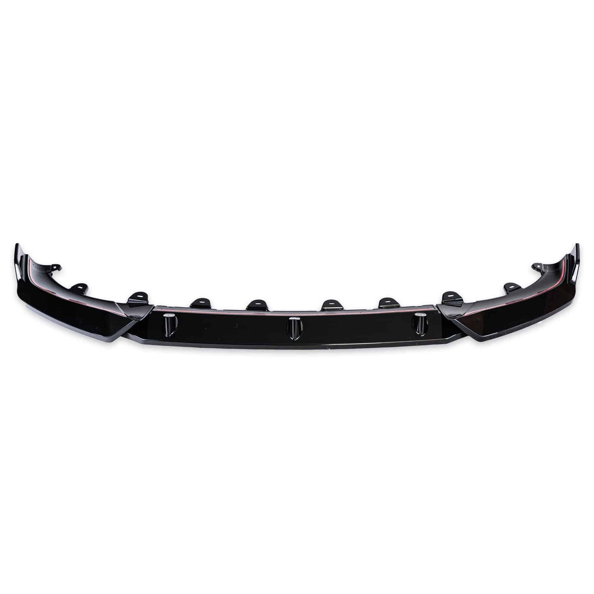 BMW iX3, X3 LCI G01 & X4 LCI G02 Gloss Black Competition Front Splitter (2021-2024) - Premium Bespoke AutoWorks