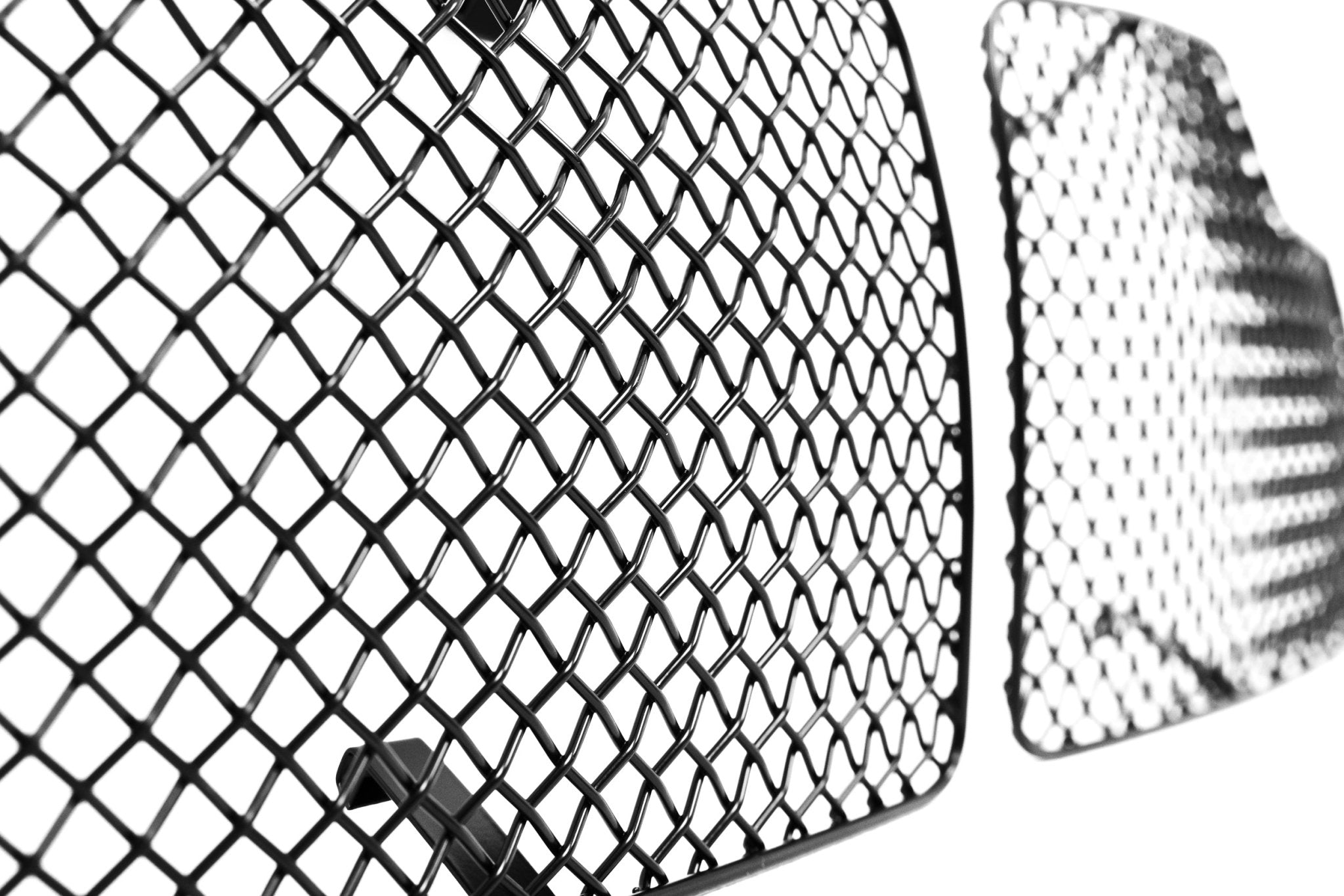 BMW M2 G87 black side grille inlets metal mesh protector kit detail