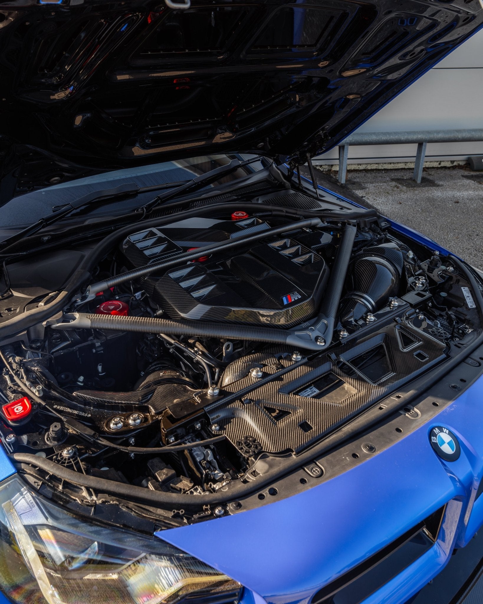 BMW M2 G87, M3 & M4 pre-preg carbon fibre cooling shroud
