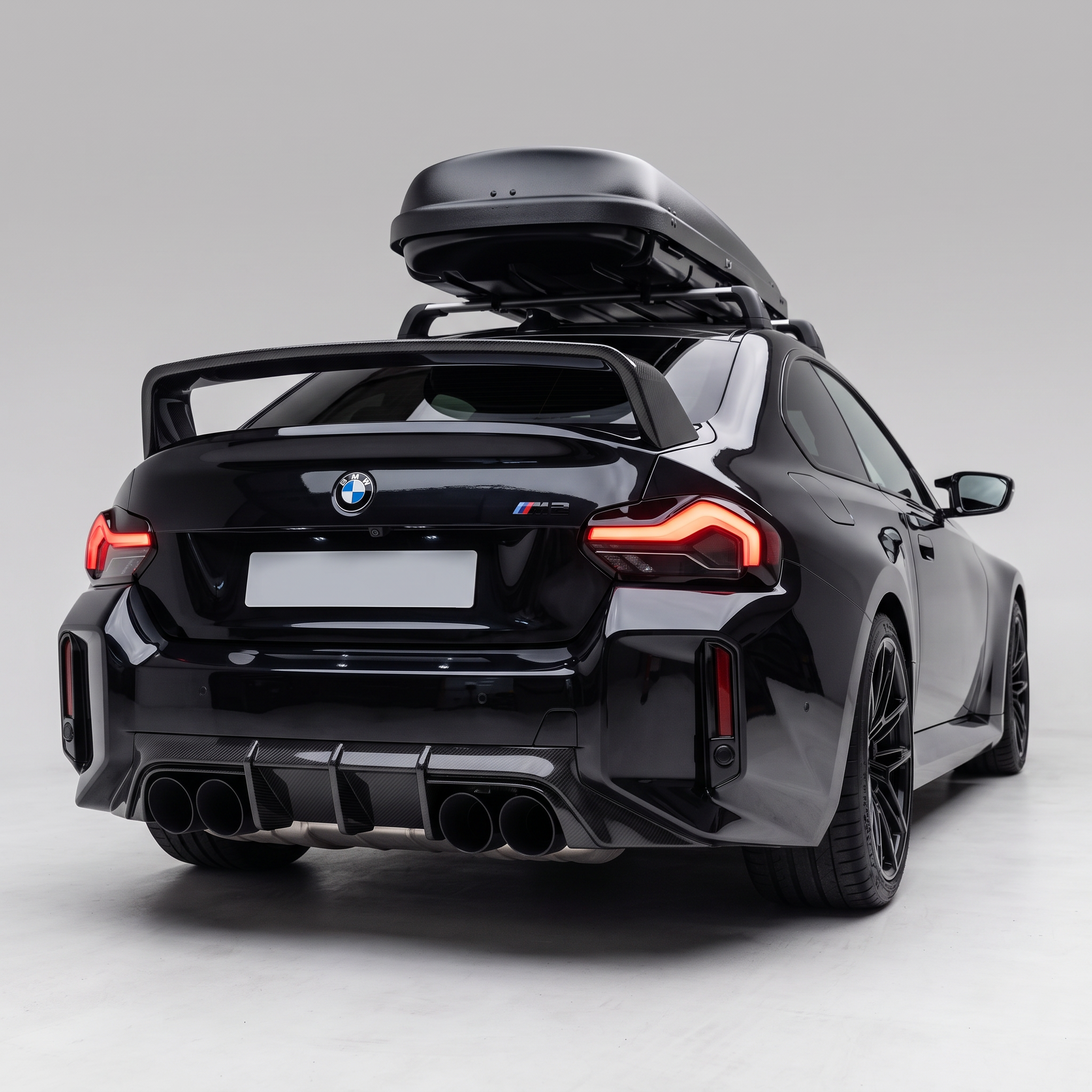 BMW M2 G87 pre-preg carbon fibre TR87 rear diffuser detail