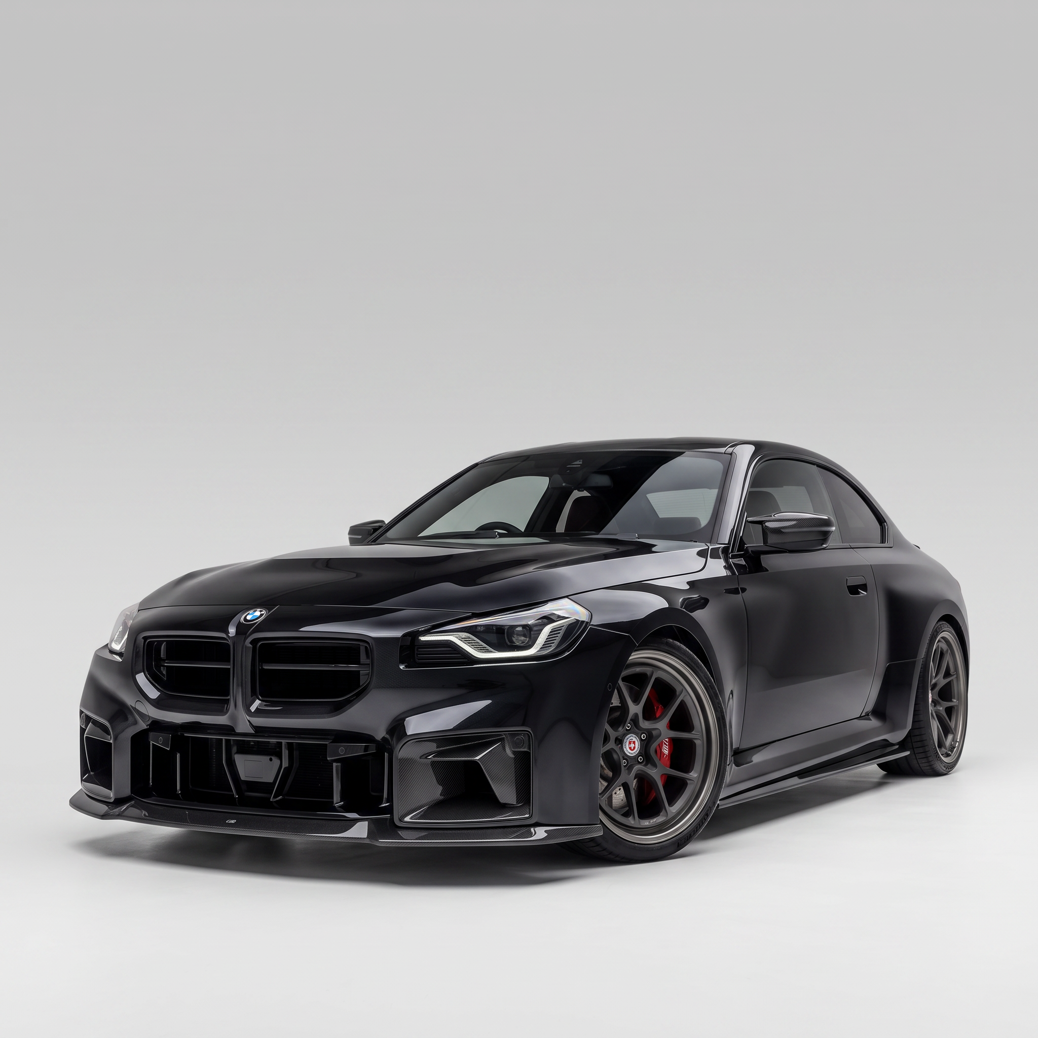 BMW M2 G87 EVO-S gloss black front lip fitted