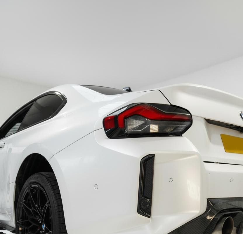 BMW M2 G87 Pre-Preg Carbon Fibre Rear Reflector Deletes (2021+) - Premium Bespoke AutoWorks