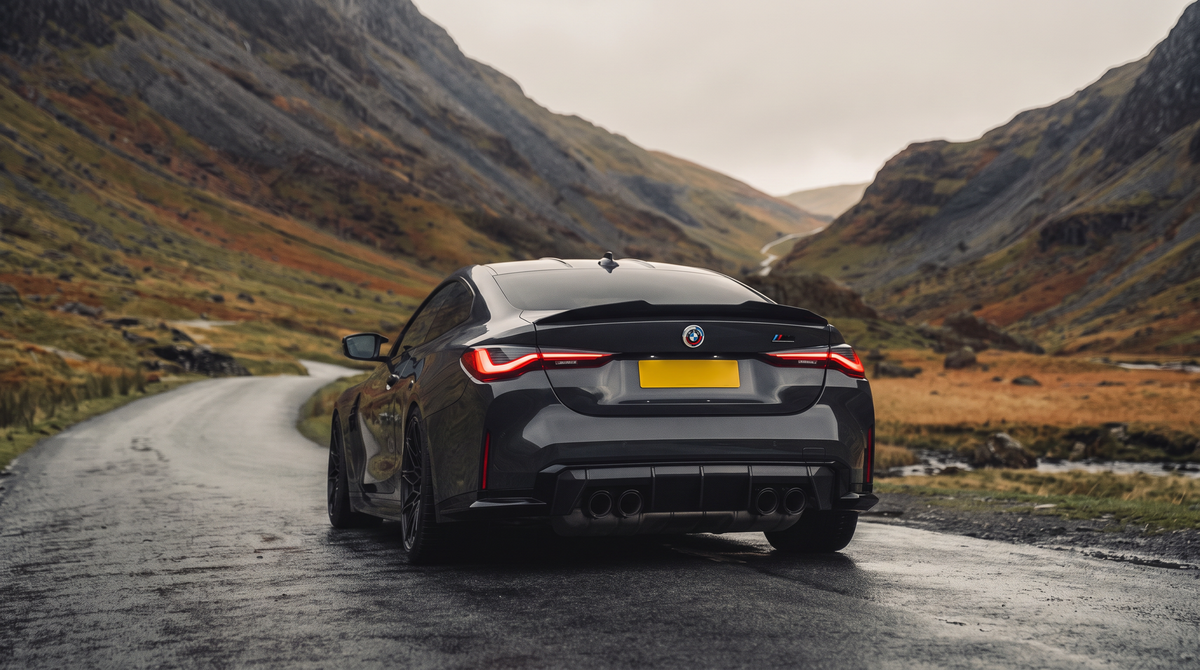 BMW M4 G82 & 4 Series G22 Carbon Fibre Ducktail Rear Spoiler (2020+) fitted - Premium Bespoke AutoWorks
