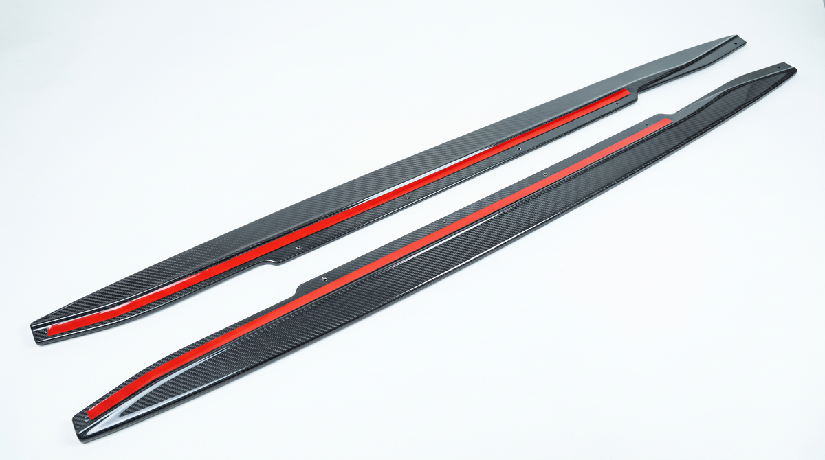 BMW M4 G82 G83 Pre-Preg Carbon Fibre PR-1 Side Skirts (2021+) - Premium Bespoke AutoWorks