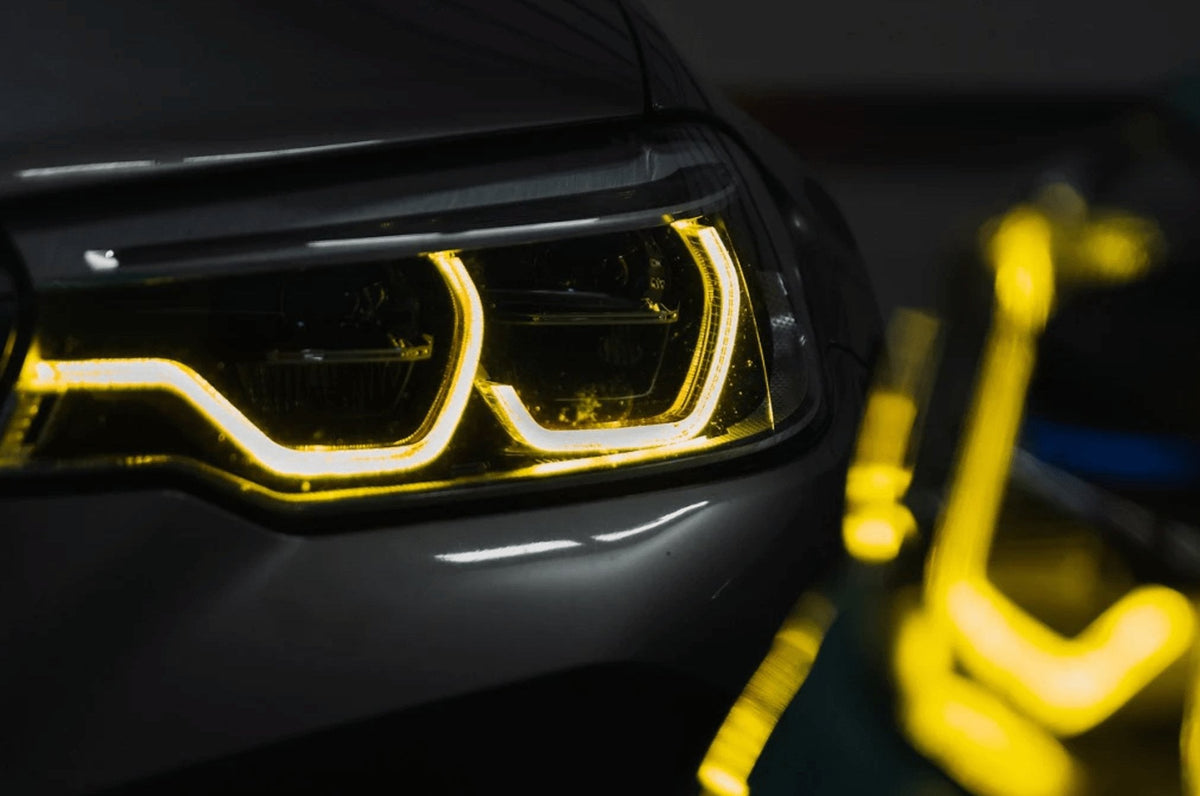 BMW M5 F90 Pre-LCI Motorsport+ CSL Style Yellow DRL Module Set (2016-2020) - Premium Bespoke AutoWorks
