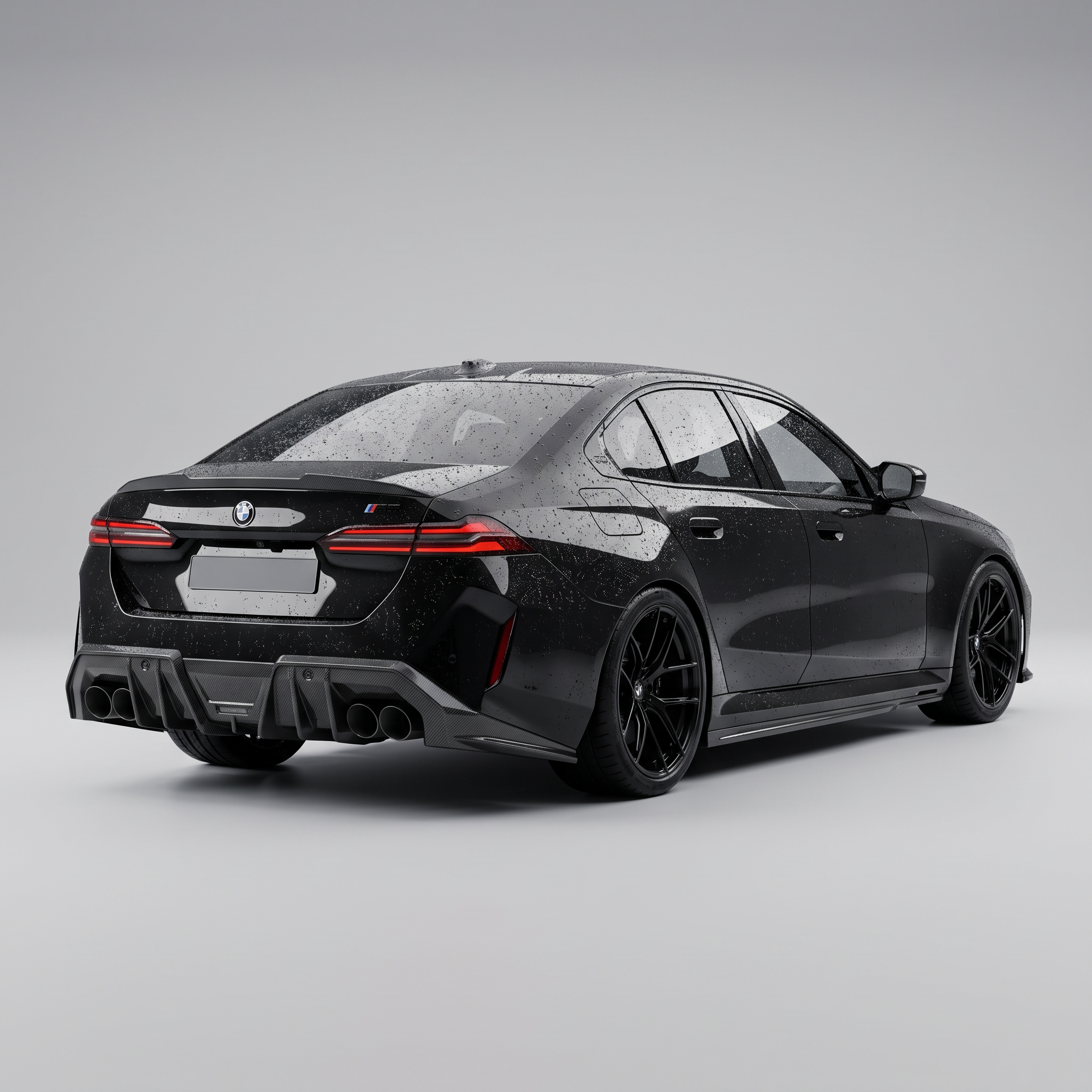 BMW M5 G90/G99 pre-preg carbon fibre PR-1 rear diffuser fitted