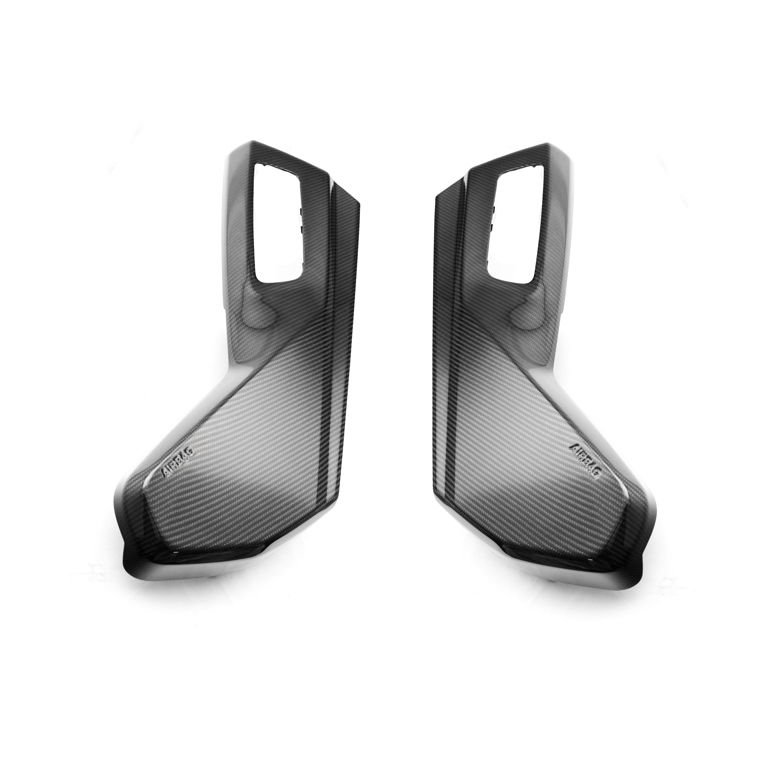 BMW M5 G90/G99 carbon fibre seat side trim cover detail