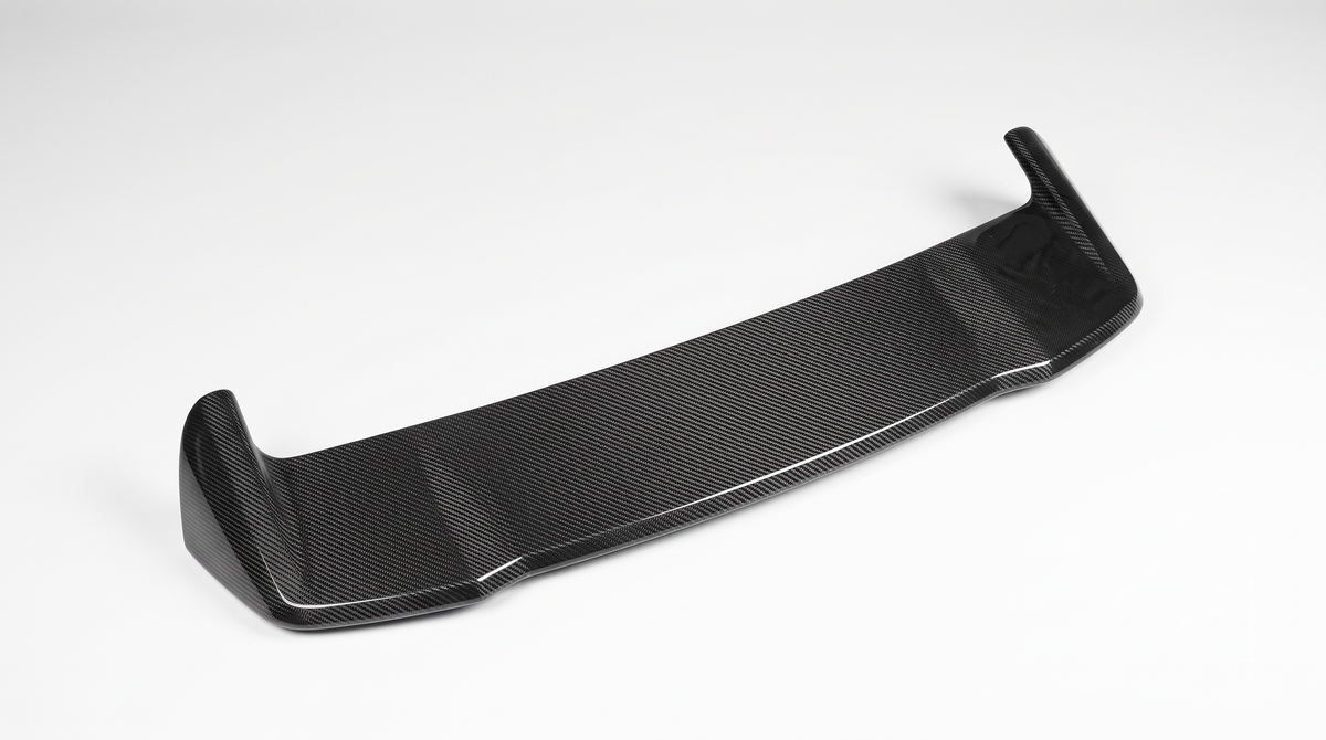 BMW X3 G01 Carbon Fibre Competition Rear Spoiler angle view (2018-2024) - Premium Bespoke AutoWorks