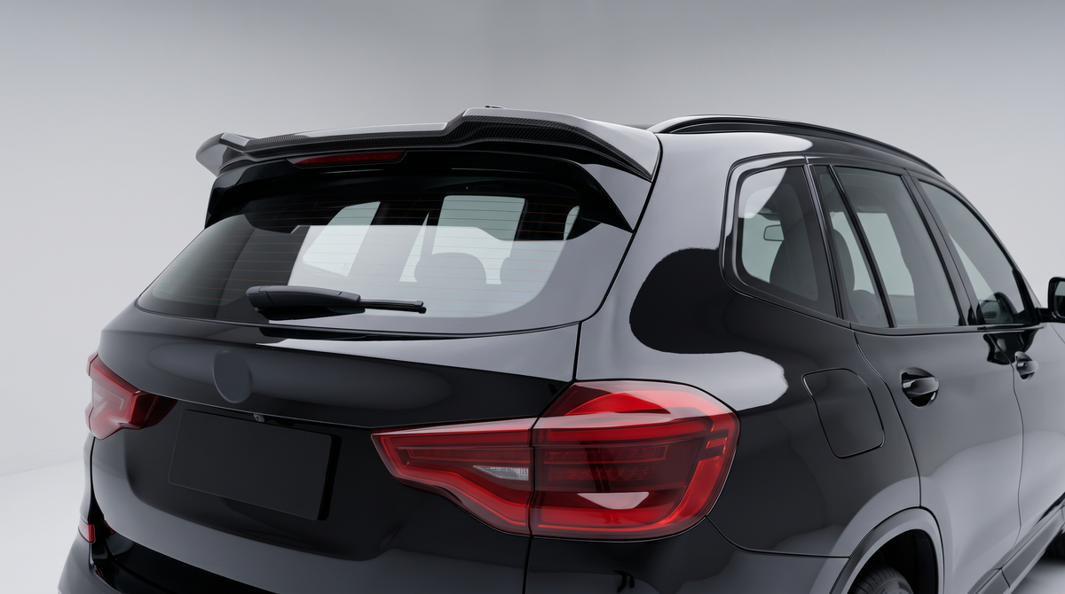 BMW X3 G01 Carbon Fibre Competition Rear Spoiler fitted (2018-2024) - Premium Bespoke AutoWorks