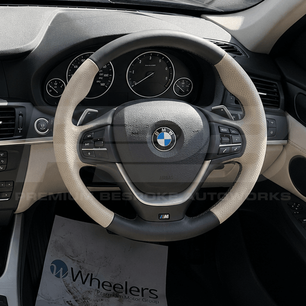 BMW Build Your Own bespoke steering wheel, made and quality checked in the UK