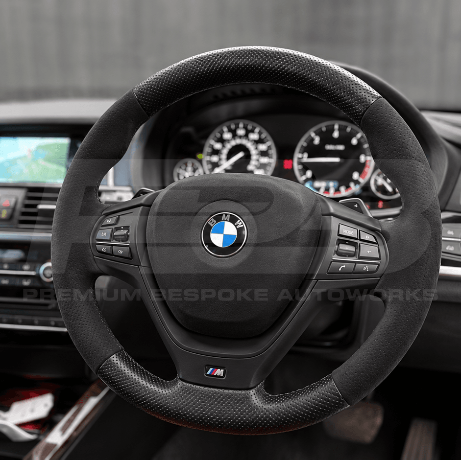 BMW Build Your Own bespoke steering wheel, made and quality checked in the UK