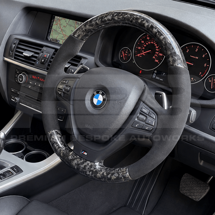 BMW Build Your Own bespoke steering wheel, made and quality checked in the UK
