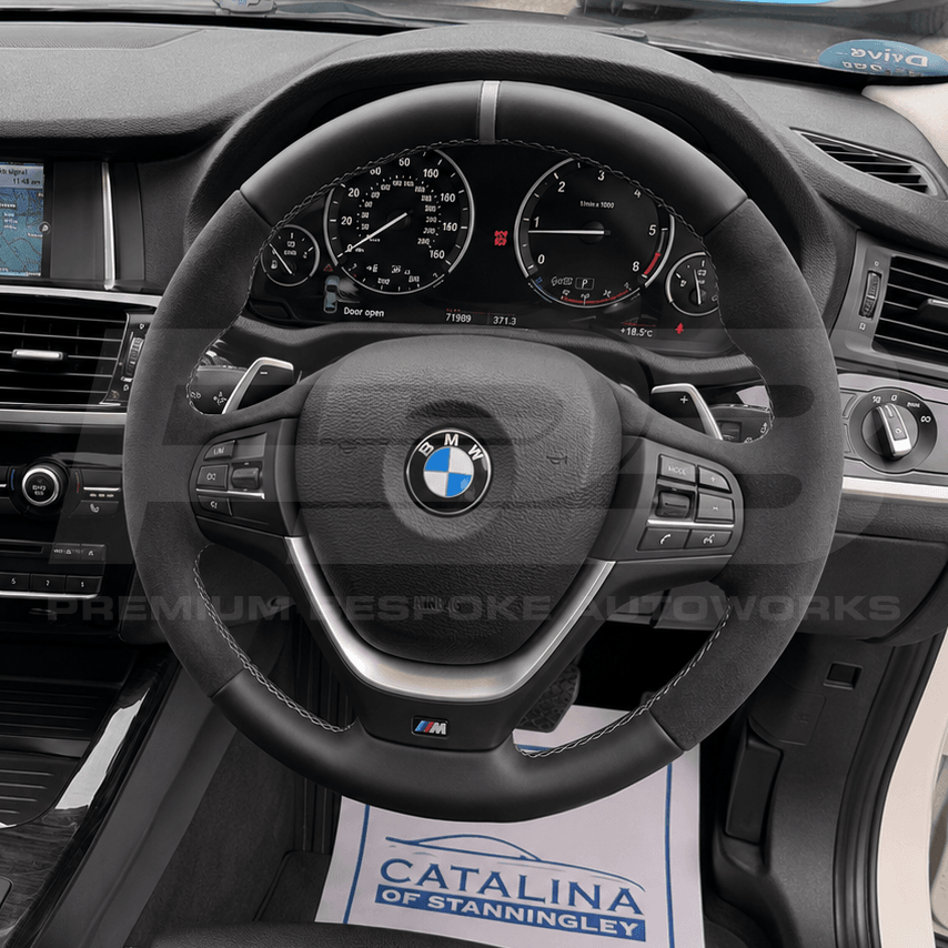 BMW Build Your Own bespoke steering wheel, made and quality checked in the UK