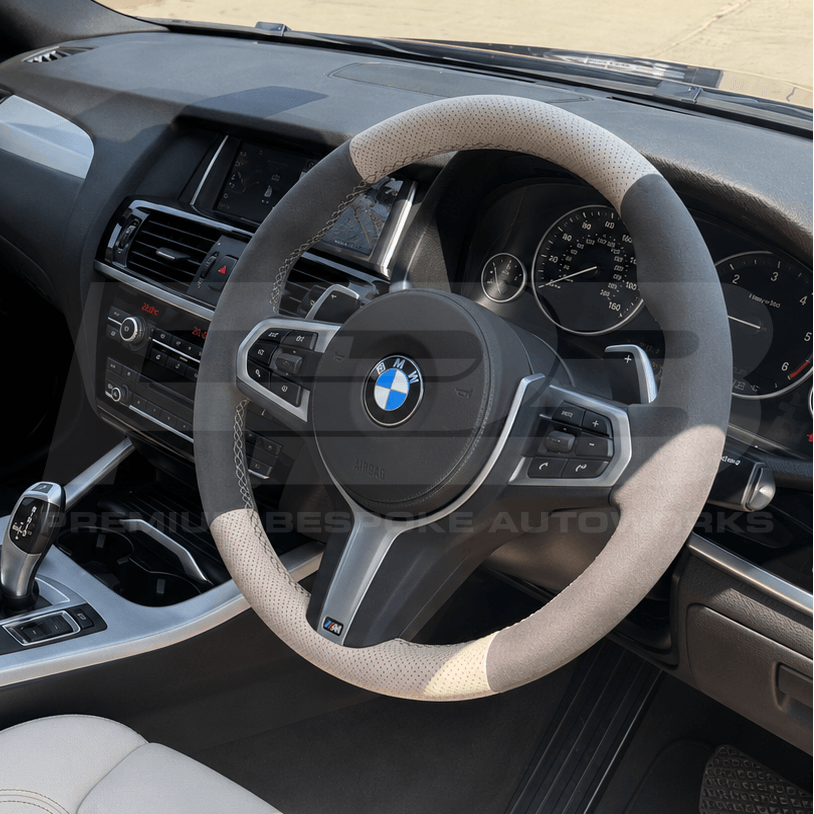 BMW Build Your Own bespoke steering wheel, made and quality checked in the UK