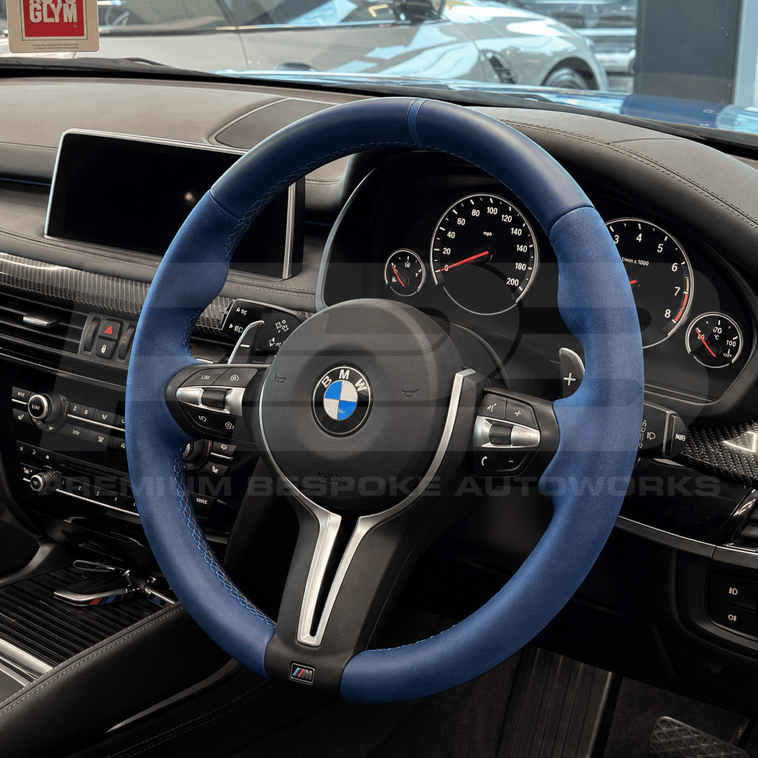 BMW Build Your Own bespoke steering wheel, made and quality checked in the UK