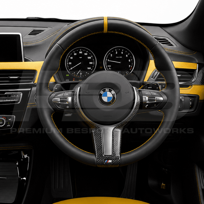 BMW Build Your Own bespoke steering wheel, made and quality checked in the UK