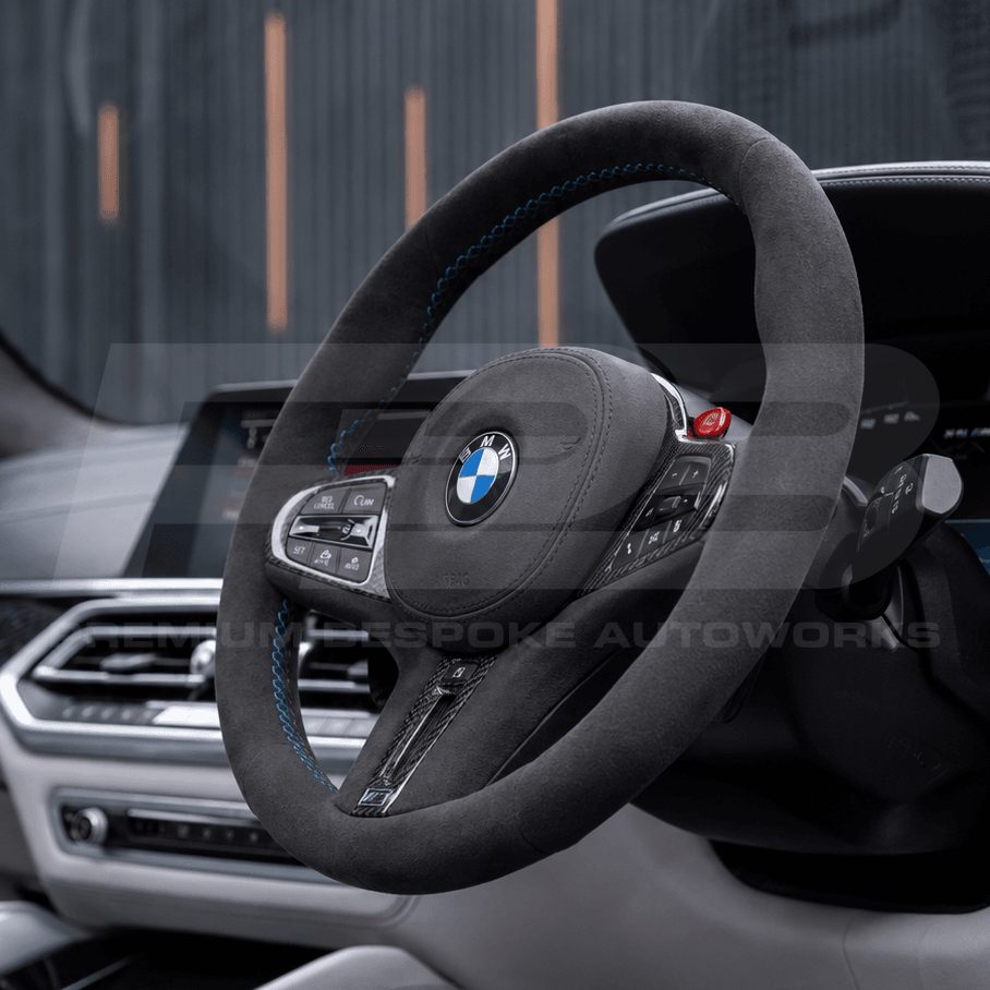 BMW Build Your Own bespoke steering wheel, made and quality checked in the UK