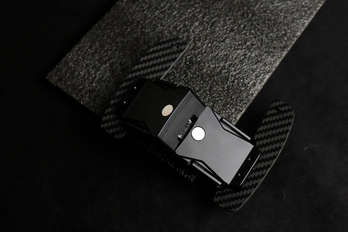 Ford Mustang S550 magnetic paddle shifters, rear view | Premium Bespoke AutoWorks