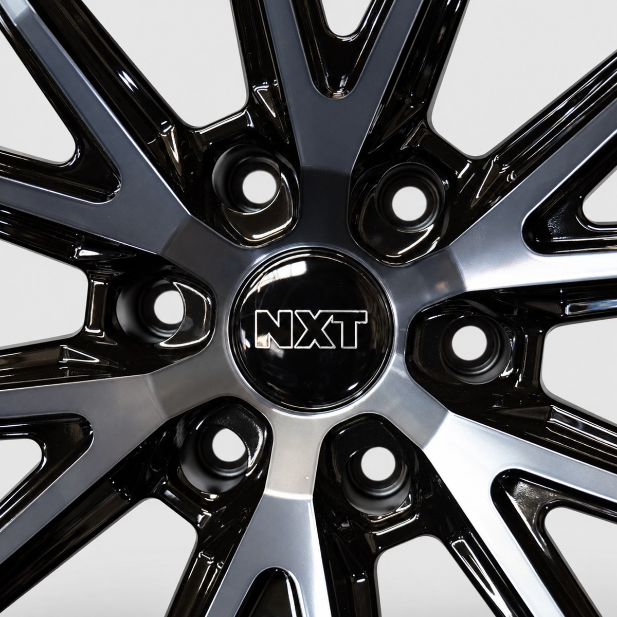 Ford Ranger 20 inch CNC black alloy wheel centre cap detail - Premium Bespoke AutoWorks