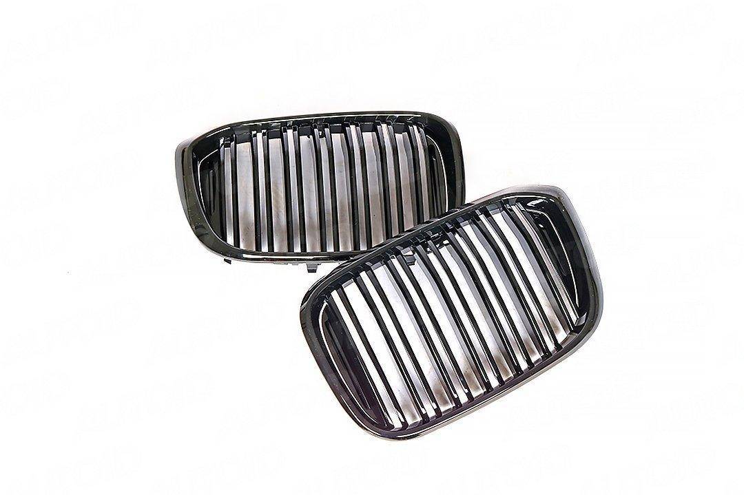 Gloss Black Kidney Grilles for BMW X3 & X4 (2019-2022, G01 G02) - Premium Bespoke AutoWorks