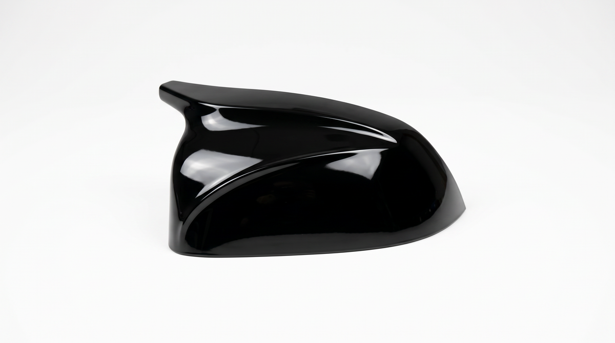 Gloss Black M Style Wing Mirror Cover single view for BMW X Series - Premium Bespoke AutoWorks