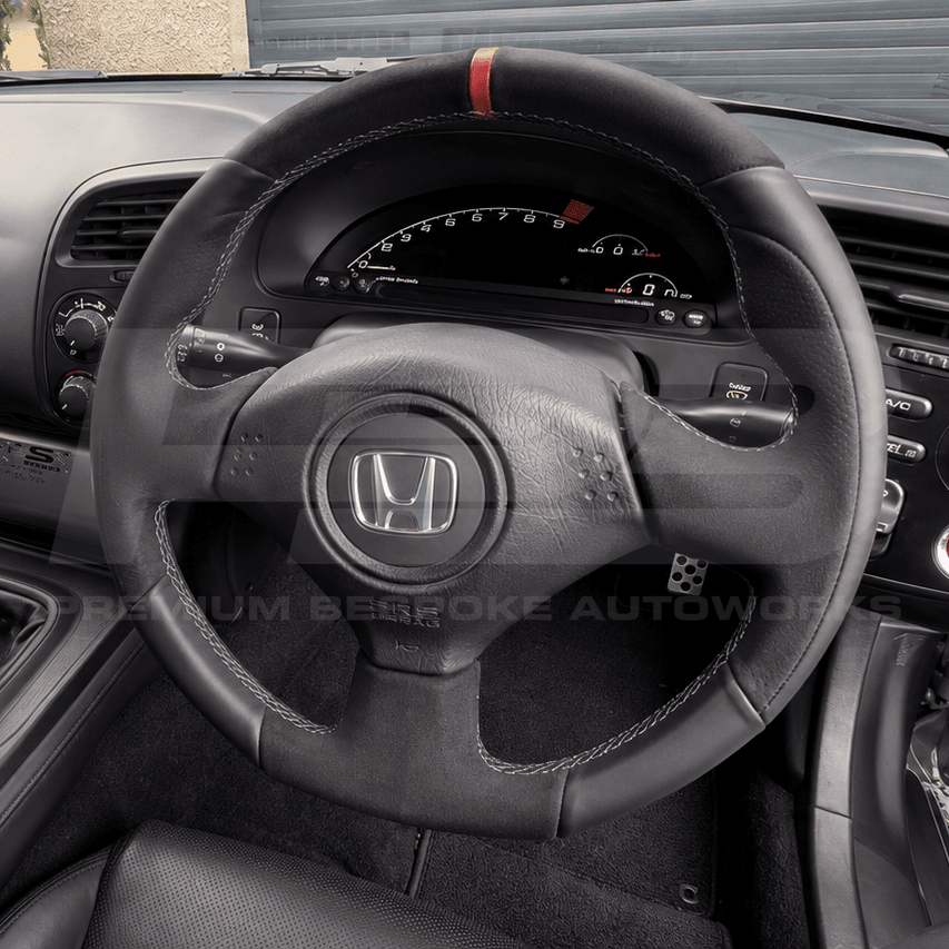 Honda S2000 AP1 AP2 steering wheel upgrade, hand finished on a genuine OEM core
