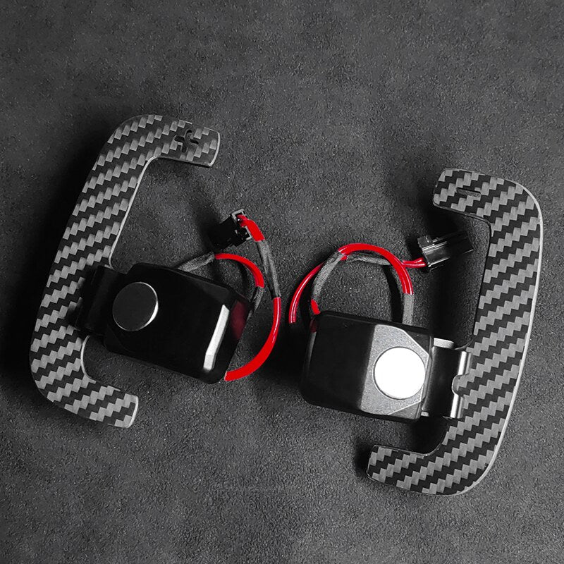 Mercedes-AMG dragonfly magnetic paddle shifters, rear view | Premium Bespoke AutoWorks